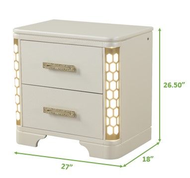 Jasmine Nightstand - Classic Nightstand Design