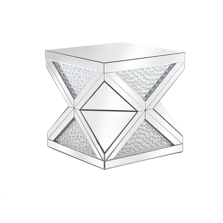 Radiant Crystal End Table