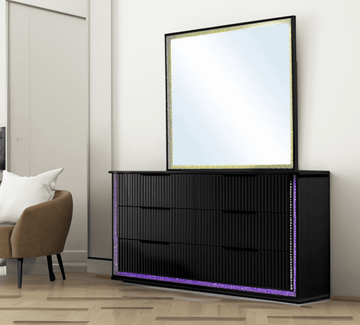 Pallas LED Mirror - Modern Accent with LED Lights - Dream Decor