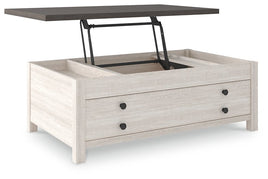 Mesa de centro Dorrinson con tapa elevable