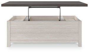 Mesa de centro Dorrinson con tapa elevable