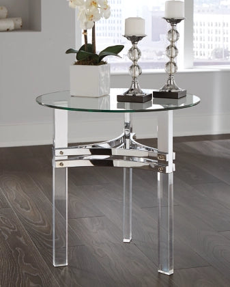 Braddoni Round End Table