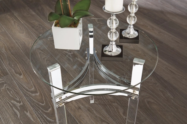 Braddoni Round End Table