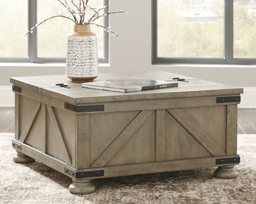 Mesa de centro Aldwin con espacio de almacenaje