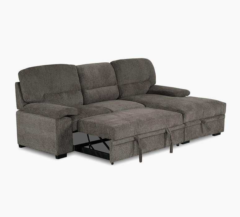 Tessaro Sofa Chaise Sectional with Pullout Sleeper