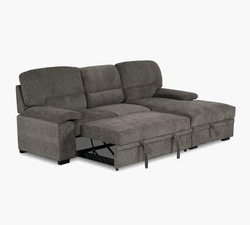 Tessaro Sleeper Sectional Sofa with Chaise 1