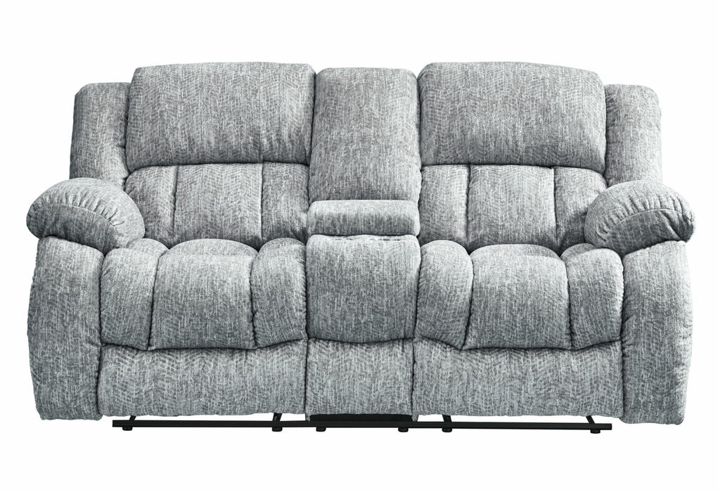 U250 Ebony Reclining Loveseat