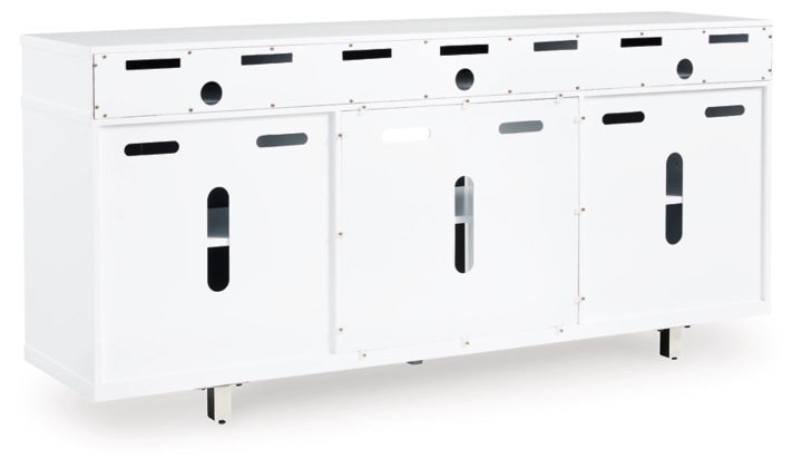 Gardoni 72" TV Stand with Electric Fireplace - Dream Decor