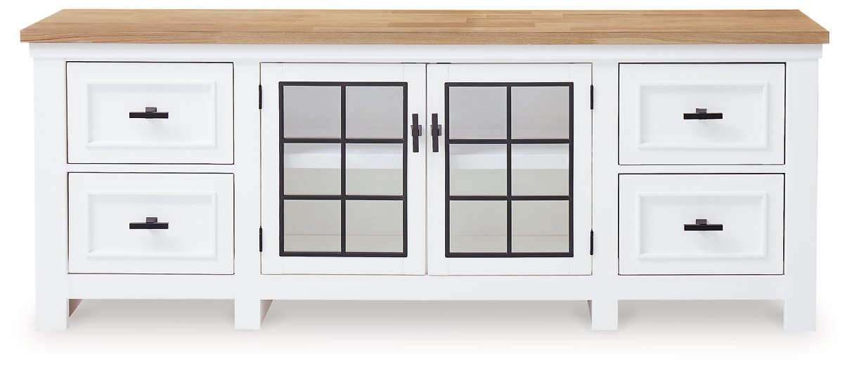 Ashbryn 74" TV Stand - Dream Decor