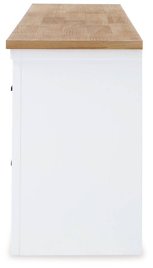 Ashbryn 74" TV Stand - Dream Decor