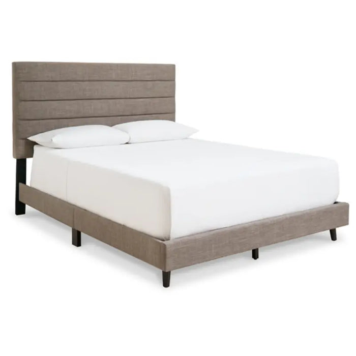 Vintasso Queen Upholstered Headboard/Footboard/Roll Slats