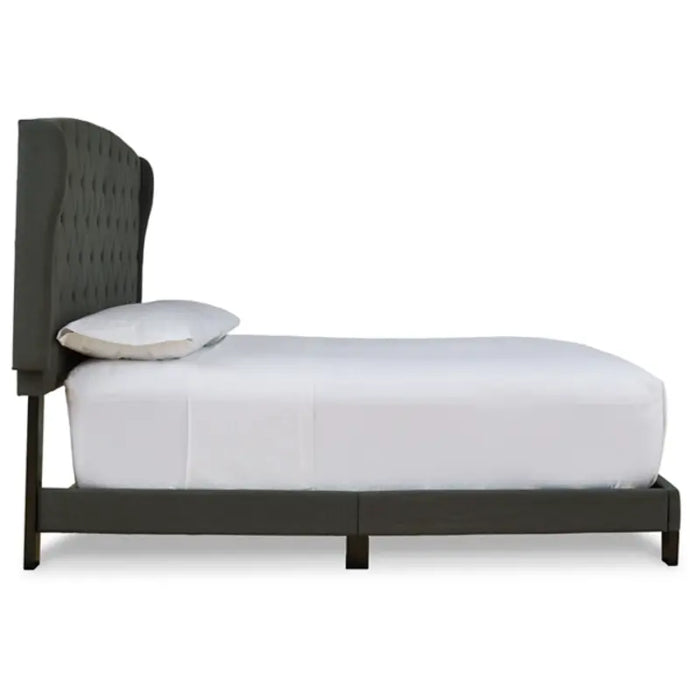 Vintasso Queen Upholstered Headboard/Footboard/Roll Slats