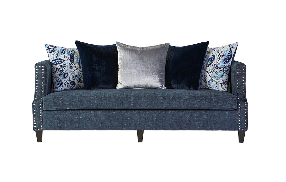 Simone Indigo Sofa/Loveseat