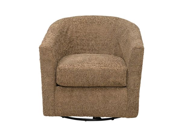 Lenox Taupe Barrel Chair