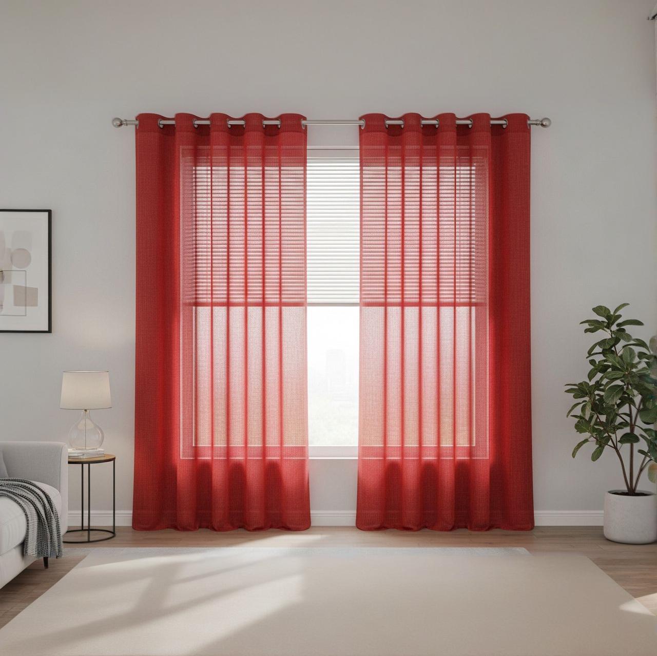 Lonnie Sheer Metallic Grommet Panel