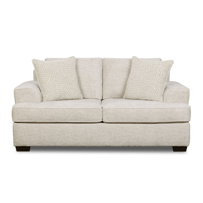 Ritzy Cream Loveseat