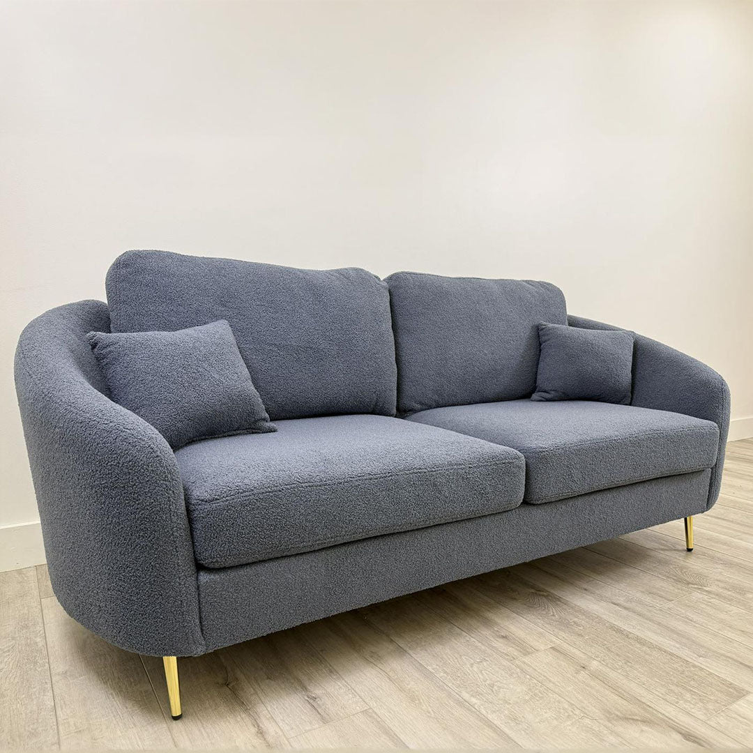 blue formosa sofa- Side view