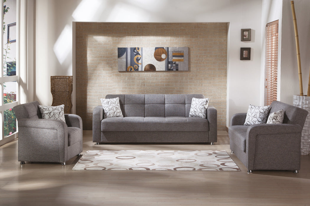 Contemporary Vision Armchair in Diego Gray - Perfect for Relaxation