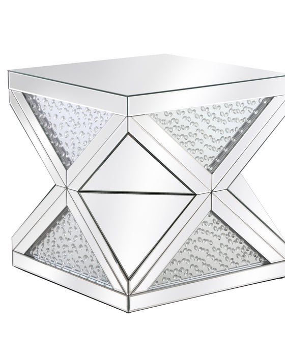 Radiant Crystal End Table