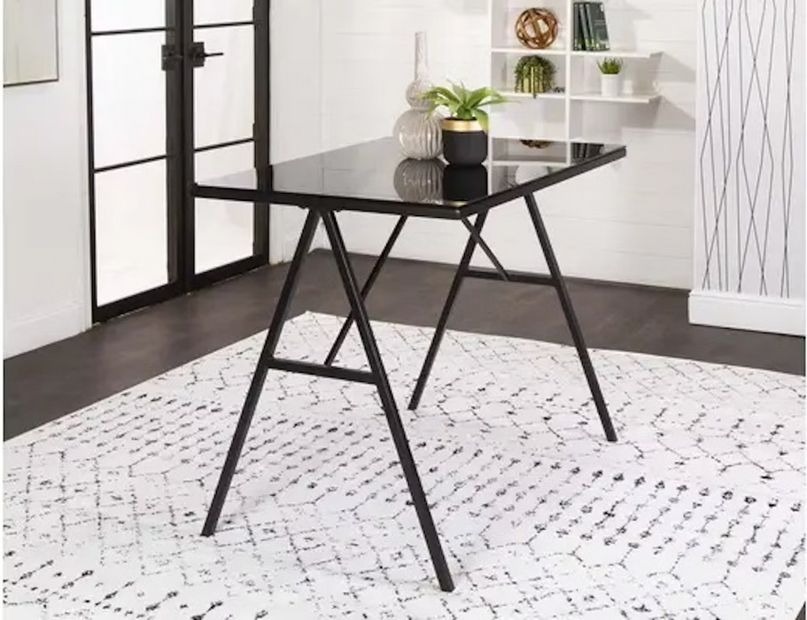 Cramco RIo Black Glass Counter Height Table