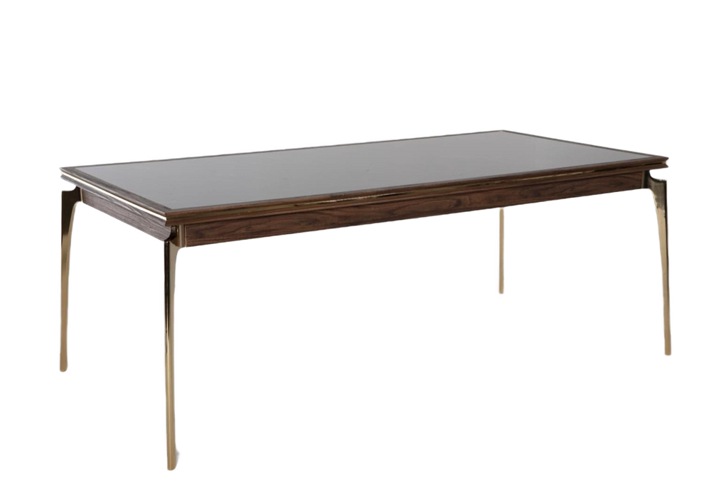 Bellona's Montego Table with Gold Details