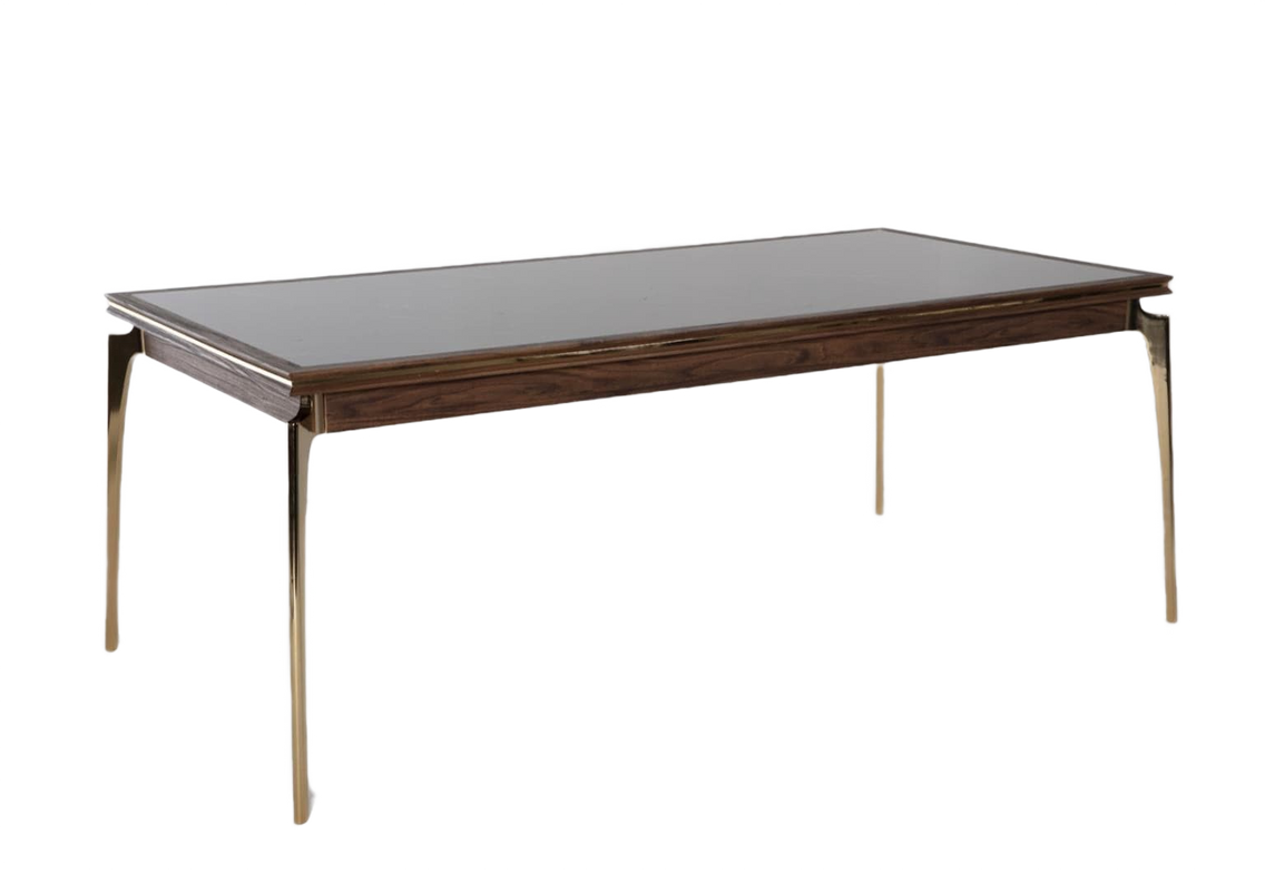 Bellona's Montego Table with Gold Details