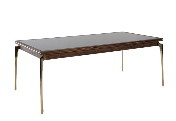 Bellona's Montego Table with Gold Details