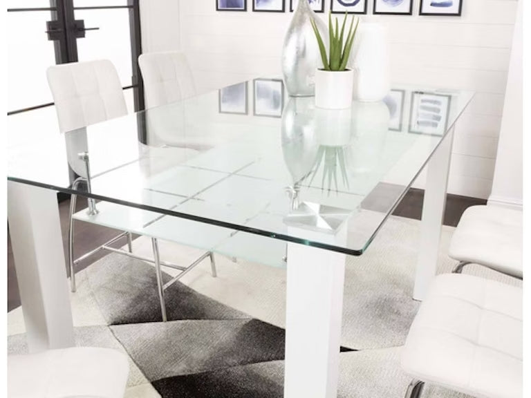 Napa Rectangular Glass Table