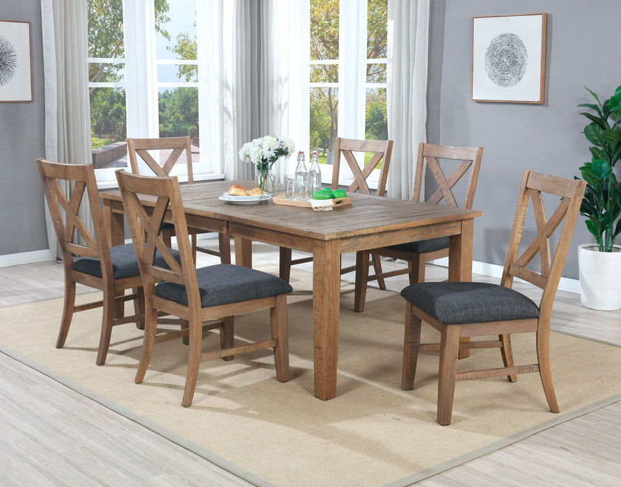 Granada Natural Oak Dining Room Set - 7 Piece