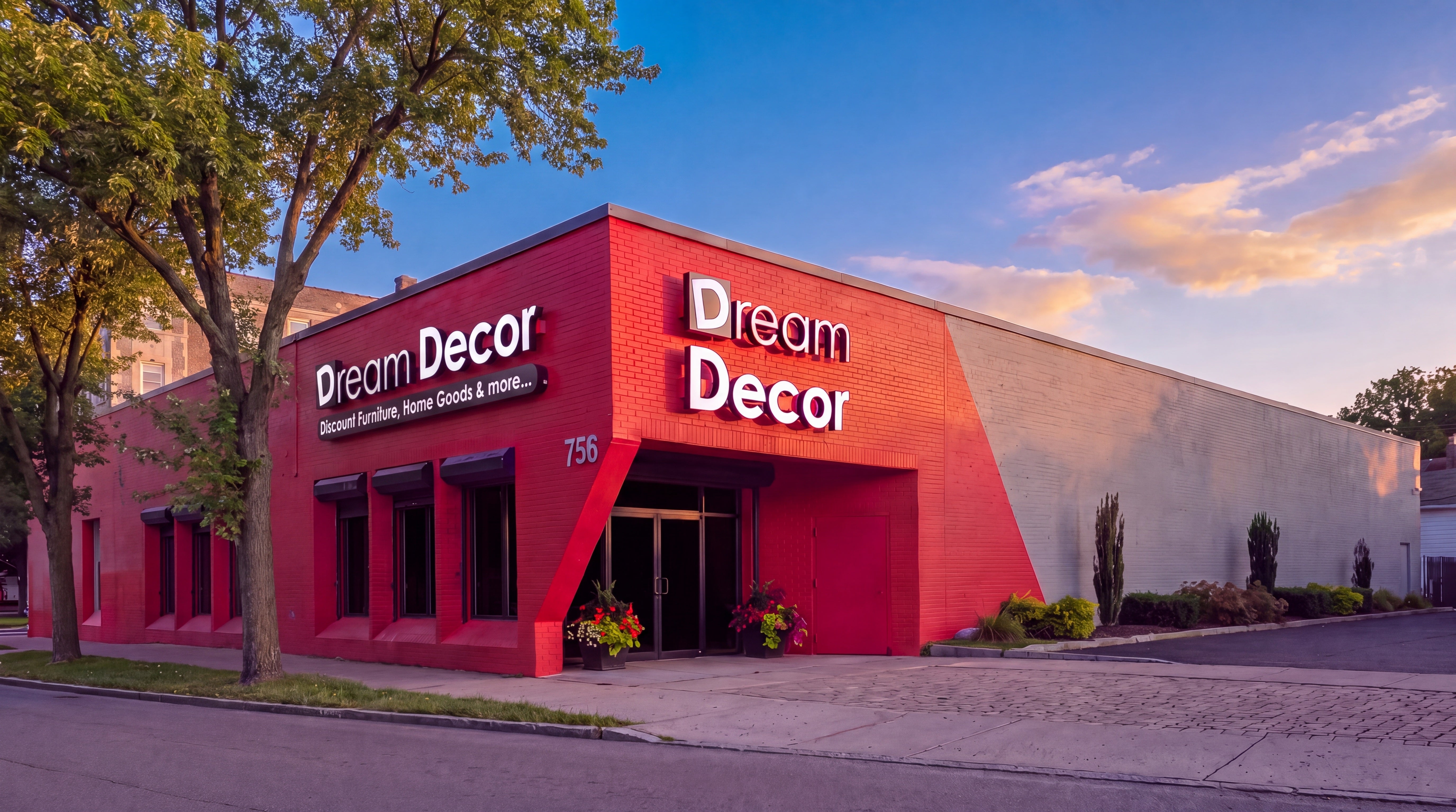The red brick Dream Decor building on State Street in Springfield