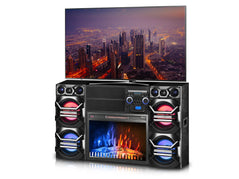 Fireplace w/ Built In Speaker - Dream Decor