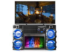 Fireplace w/ Built In Speaker - Dream Decor