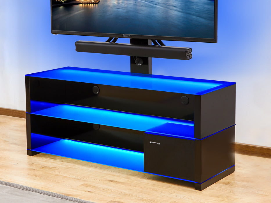 Professional Bluetooth Entertainment Center TV Stand With LED Lights & APP